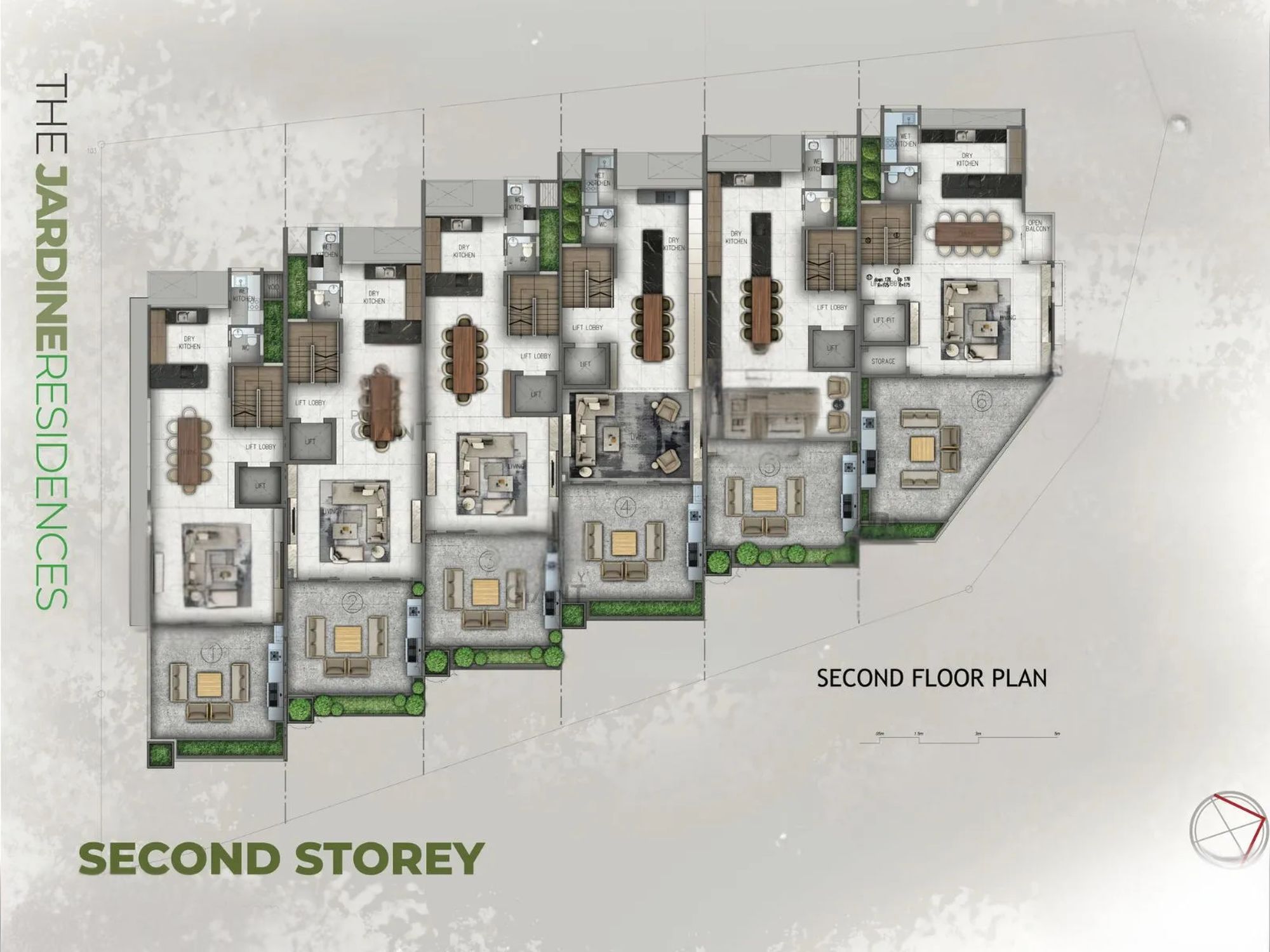 The Jardine Residences floorplan